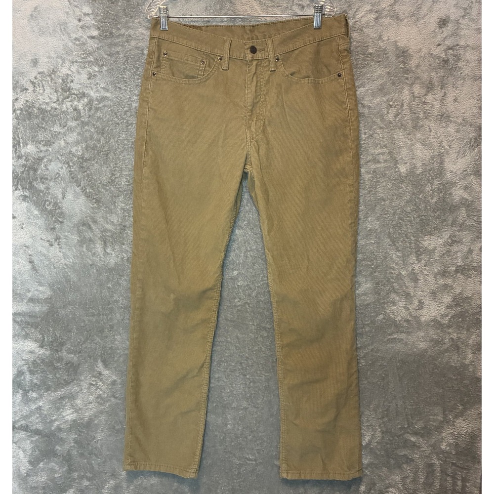 Levis 514 Mens Straight Leg Corduroy 5 Pocket Pants 34x32 Preppy Academia